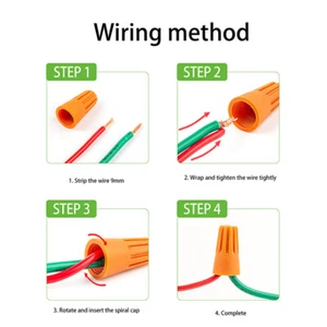 100PCS Screw-type Cap Connector Car Wire Connector Screw Terminal Covering Nut - Afbeelding 1 van 14
