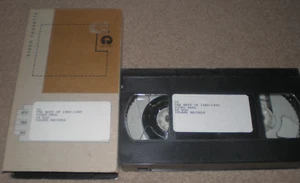 U2 The Best Of 1980-1990 PROMO VHS Music Video reel In slipcase - Picture 1 of 1