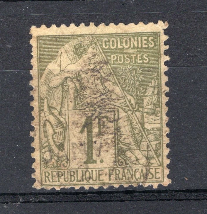 FRANCE COLONIES, YV # 59, USED, VF - Image 1 of 1