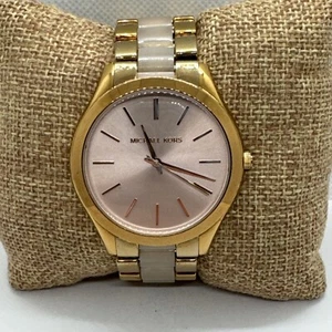 Michael Kors Slim Runway MK4294 Damen-Armbanduhr Roségold Analog Zifferblatt JNA610 - Bild 1 von 11