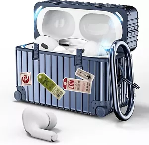 Compatibile con AirPods Pro 2a Gen/1a Generazione Custodia Cover con Adesivo Bagagli - Foto 1 di 5