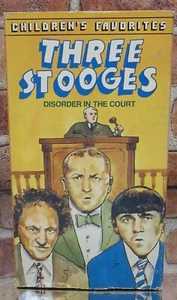 Three Stooges Disorder In The Court VHS Children's Favorites Movies TV Shows - Picture 1 of 6