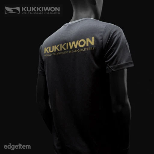 MOOTO KUKKIWON Cool Round T-Shirts WTF Martial Arts White/Black/Navy Taekwondo - Image 1 of 4