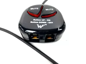 Adaptador de entrenamiento telefónico WirelessFinest divisor en Y + botón de silencio para auriculares - Imagen 1 de 5