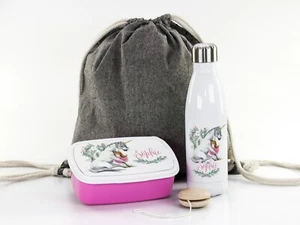 Geschenkset zur Einschulung mit Name, Einhorn und Prinzessin, Box Mädchen Kita - Bild 1 von 7