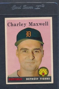 1958 Topps #380 Charley Maxwell Tigers VG/EX *3715 - Picture 1 of 1