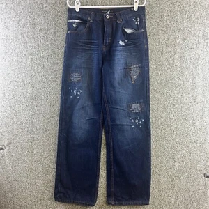 Rocawear Youth Jeans 18 32X31 Blue Y2K Urban Streetwear Cibergoth Baggy - Picture 1 of 11