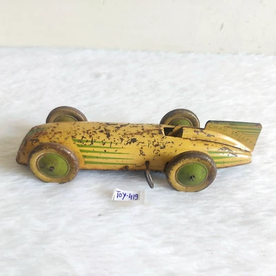 Coche de juguete de cuerda vintage Chad Valley Harbrone funcionando Inglaterra juguete coleccionable 419 Foto 1 de 4