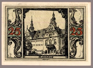 #33777 ARNSTADT Germany 1921. Banknote notgeld 25 Pfennig. - Picture 1 of 2