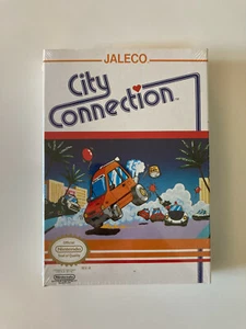 RARE Variant New Sealed Nintendo NES City Connection H-Seam NIB RARE! hang tab - Picture 1 of 9