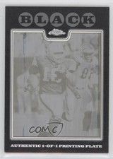 2008 Topps Chrome Printing Plate Black 1/1 Jamal Lewis #TC57 4f5