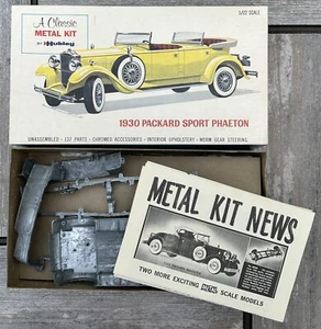 Hubley 1930 Packard Sport Phaeton Metall Maßstab 1:22 Modellbausatz 859K - Bild 1 von 13