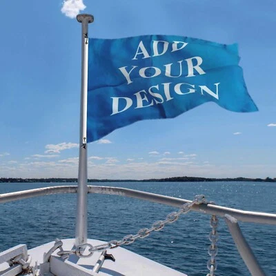 Bagetu Custom Small Flags Personalized Boat Flag Customizable Flag Printing - Image 1 of 4
