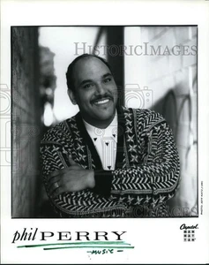 1991 Press Photo Singer Phil Perry - hcp76244 - Picture 1 of 2