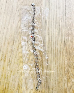 AUTÉNTICO SWAROVSKI NUEVO Dije Pulsera Plata - Imagen 1 de 2