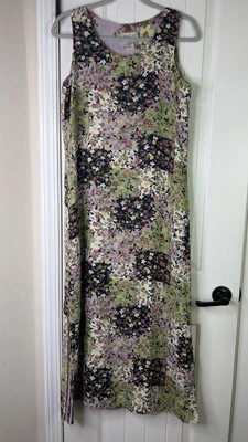 Vestido De Colección Studio Ease 8 Vainas Floral Cottagecore Bloomcore Modesto Reversible Foto 1 de 4