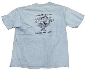 Vintage 1991 Pearl Harbor Atomic Bomb T-Shirt Single Stitch Deadstock Hanes XL - Picture 1 of 8