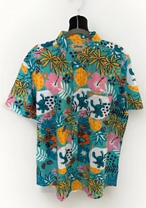 Disney Lilo & Stitch Kunuflex Hawaiian Shirt XL RSVLTS Aloha Tourist NWT - Picture 1 of 9
