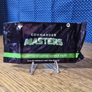 MTG 1X Commander Masters Sample Collector Booster Pack SEALED - Picture 1 of 6