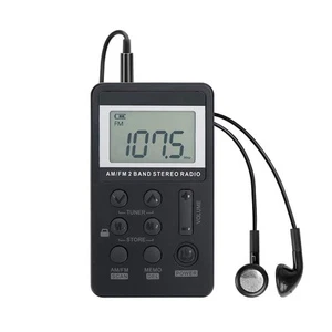 Personal AM/FM Pocket Radio Portable , Mini Digital Tuning Radio, with Rechar... - Picture 1 of 7