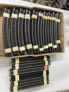 N Scale Track Lot Of 10x10 Curved & 5x10 Straight= 150. Atlas, Tyco, GT, Other. - Picture 1 of 15
