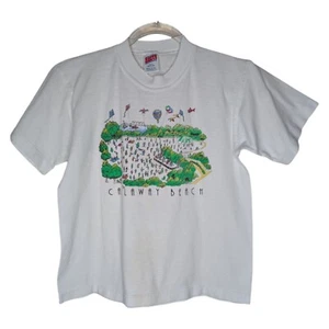 Vintage Callaway Gardens Beach T Shirt Kids Youth Med Soffe Robin Lake Georgia - Picture 1 of 12
