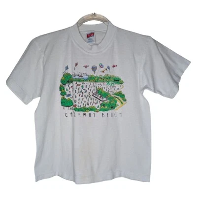Camiseta de playa vintage Callaway Gardens niños jóvenes mediana soffe Robin Lake Georgia Foto 1 de 4