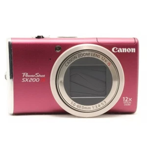 Canon PowerShot SX200 lS 12.1 Megapixel 12x Optical Zoom CCD Camera 80%-85% New - Picture 1 of 12