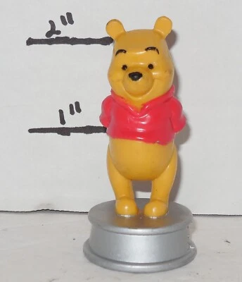 Figura PVC Disney Winnie The Pooh 2" adorno de pastel Foto 1 de 2