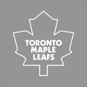 Toronto Maple Leafs NHL Team Logo 1 Color Vinyl Decal Sticker Car Window Wall - Picture 1 of 7