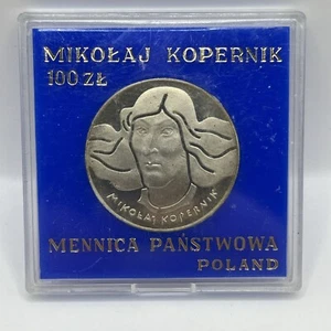 Poland 100 Zlotych, 1974, Mikolaj KOPERNIK, Silver coin - Picture 1 of 4