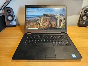 14" Dell Latitude 5480 Core i5-6300U 2.4GHz 8GB 240GB SSD Windows 10 Laptop - Picture 1 of 5