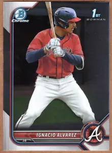 IGNACIO NACHO ALVAREZ - BOWMAN 2022 CROMO DRAFT RC - LOTE DE 10 - Imagen 1 de 3