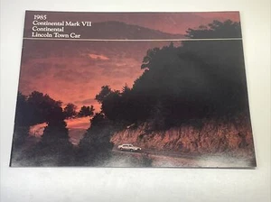 1985 Continental Mark VII Lincoln Town Car Sales Brochure Catalog Original - Bild 1 von 2