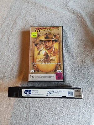 Indiana Jones And The Last Crusade CIC VHS PAL Video Tape1989 11/91 release - Image 1 of 4