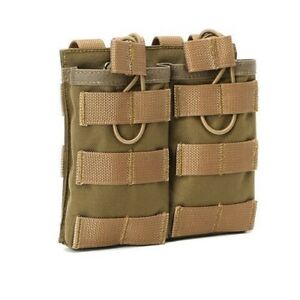 Tactical Dual Magazine Pouch Molle Attachment Bag For 5.56 M Series Magazine