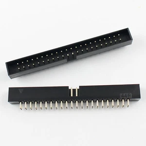 10Pcs 2mm 2x22 Pin 44 Pin Straight Male Shrouded PCB Box header IDC Connector - Picture 1 of 6