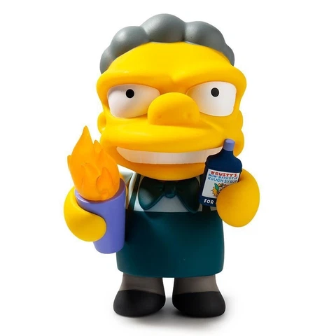 The Simpsons FLAMING MOE Medium Soft Vinyl Figure FULL COLORWAY by Kidrobot NIB! Cover