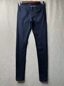 Jeans donna Flying Monkey taglia 25 blu gamba skinny denim lavaggio scuro leggero - Foto 1 di 12