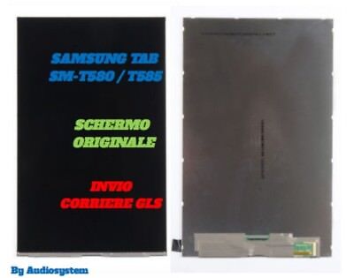 DISPLAY LCD ORIGINALE SAMSUNG Per GALAXY TAB A 10.1 SM-T580 T585 MONITOR SCHERMO • 52.90€