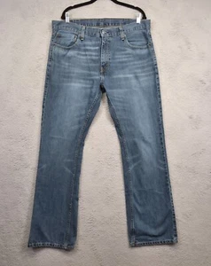 Jeans Levis 527 Para Hombre 38x34 Azul Bootcut Denim Lavado Medio Vaquero Occidental Clásico - Imagen 1 de 14