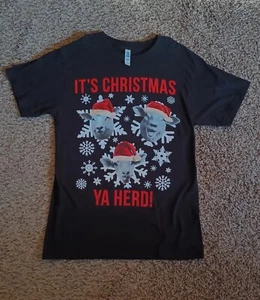 Its Christmas YA Herd! Short Sleeve Black TeeStyled T-Shirt Size S 100% Cotton - Picture 1 of 11