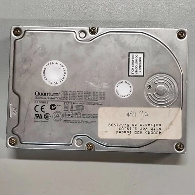 Quantum Fireball CR 4.3GB 3.5" IDE HDD ATA/66 5400RPM 512KB CR43A011 - Image 1 of 4