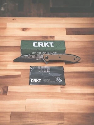 crkt folding pocket knife. Clip Knife   Camping Tactical Knife - Image 1 of 4