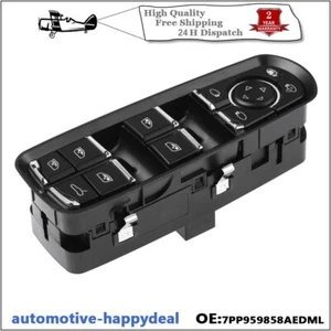 Drivers Electric Master Window Switch For Porsche Panamera Cayenne Macan Cayman - Picture 1 of 7