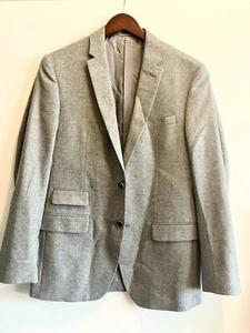 DKNY Herren Sportmantel grau Wolle Seide Wolle Anzug Jacke Neu - Bild 1 von 10