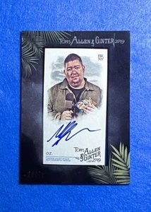 2019 Topps Allen & Ginter Black Framed Auto #MA-MO Mike Oz 20/25 - Picture 1 of 2