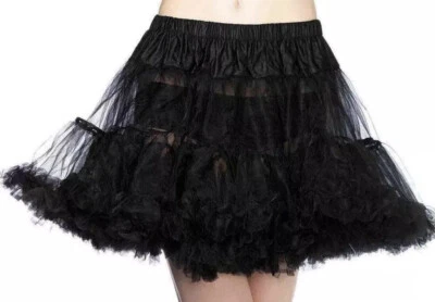Leg Avenue Sexy Black Layered Tulle Petticoat One Size Wt: 90-160 lbs - Image 1 of 3
