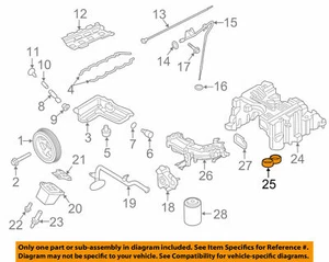 NISSAN OEM 16-19 Titan XD Engine-Intake Manifold Gasket 14035EZ40A - Bild 1 von 1
