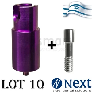 LotX10 Dental Titan Abutment MIS vorgefräst Rohling C1 V3 Ø12m Amann Girrbach - Bild 1 von 3